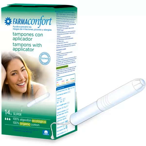 Farmaconfort Tampones Con Aplicador Súper 14 Unidades