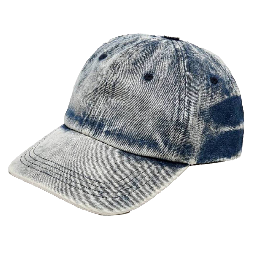 Gorra Béisbol Algodón Vintage Denim Ajustable Unisex 1