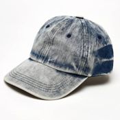Gorra Béisbol Algodón Vintage Denim Ajustable Unisex 2