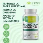EFNE Probiótico Megaflora Evo9 60 cápsulas 4