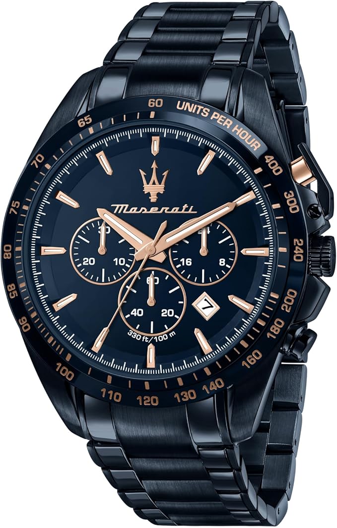 Maserati Reloj de Hombre Cronógrafo Analógico Colección Blue Edition 1