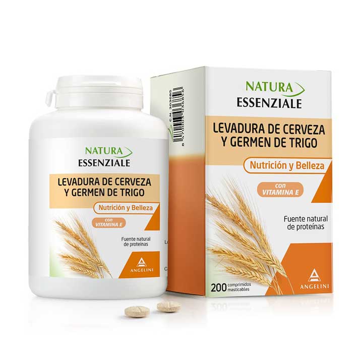 Natura Essenziale Levadura De Cerveza Y Germen De Trigo 200 Comp. Correos Market
