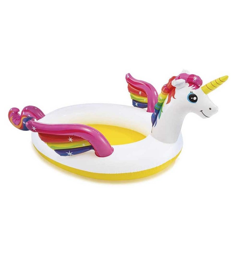 Intex Inflatable pool for children unicorn with sprayer Correos Market