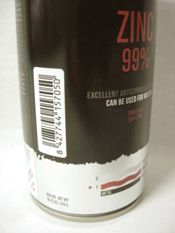 BOTE SPRAY ZINC PURO 99% EVITA CORROSION OXIDO METAL ACERO
