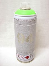 BOTE SPRAY PINTURA GRAFITTI MTN 94 MONTANA COLORS VERDE FLUORESCENTE
